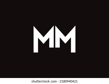 Diseño minimalista moderno y logotipo de monograma