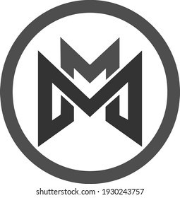 mm new modern logo vector