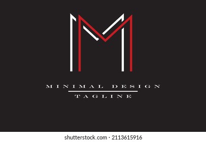 MM Vector Art Illustration Minimal Design