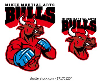 MMA fighter bull