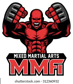 MMA Fighter Mascot