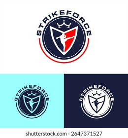 MMA fighting vector emblems and labels.