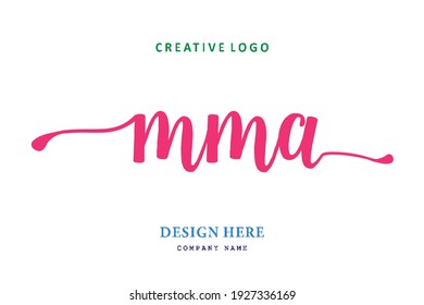 MMA lettering logo is simple, easy to understand and authoritative