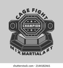 MMA mixed martial arts cage fight octagon champion fighter