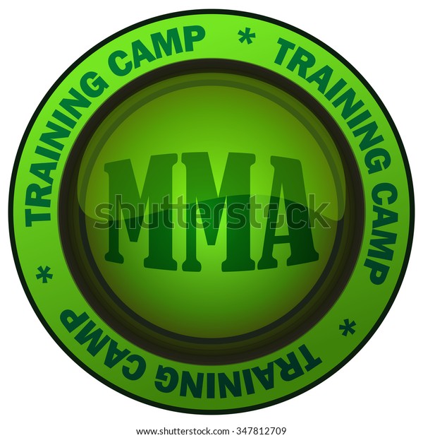 Mma Mixed Martial Arts Training Camp Stock Vector (Royalty Free