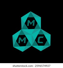 MMC creative minimalist letter logo. MMC unique vector initials alphabet letter logo design
