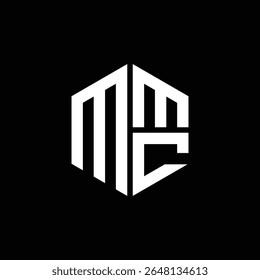 MMC logo MMC icon MMC monogram MMC letter minimalist Circle flat Unique modern abstract logo design.
