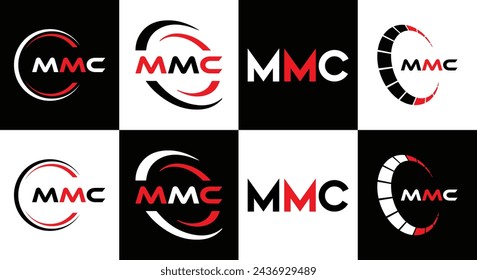 MMC logo. M M C design. White MMC letter. MMC, M M C letter logo design. Initial letter MMC linked circle uppercase monogram logo. design. top logo, Most Recent, Featured,