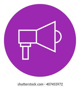 Mmegaphone line icon 