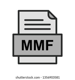 Mmf File Document Icon Stock Vector (Royalty Free) 1356903581 ...