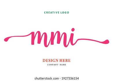 MMI lettering logo is simple, easy to understand and authoritative