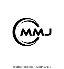 MMJ Logo Design, Inspiration for a Unique Identity. Modern Elegance and Creative Design. Watermark Your Success with the Striking this Logo.