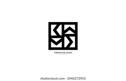 MMMM WWWW BBBB Abstract initial monogram letter alphabet logo design
