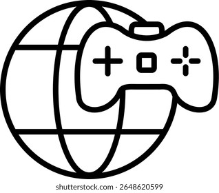 Mmorpg Vector Line Icon Design
