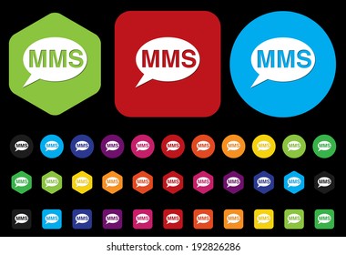 MMS button