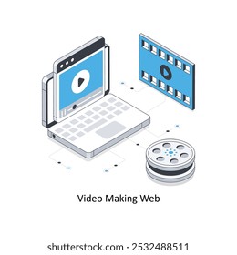 Ilustração de stock isométrica MMS. EPS Ilustração do estoque de arquivos