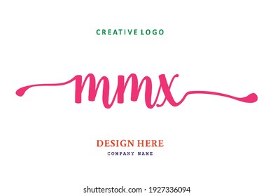 MMX lettering logo is simple, easy to understand and authoritative