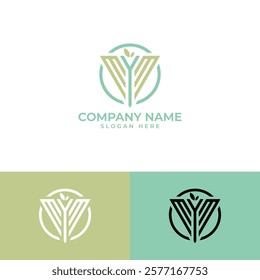The "MMY" logo, a fusion of geometric lines and leaf elements, embodies strength and vitality, synergy of fitness and nutrition. for a brand that empowers individuals on their wellness journey.