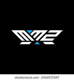 MMZ-Buchstabenlogo Vektorgrafik Design, MMZ schlicht und modern Logo. MMZ luxuriöses Alphabet-Design  