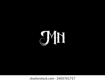 MN initial logo design and creative logo