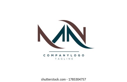 Mn Letter Logo Images, Stock Photos & Vectors | Shutterstock