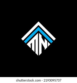 MN letter logo creative design with vector graphic, MN simple and modern logo.