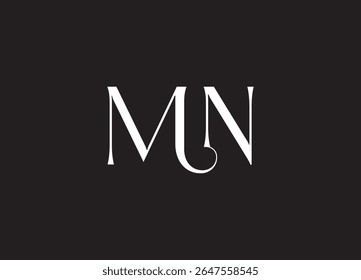 MN Logo Design Creative and Modern Logo Design