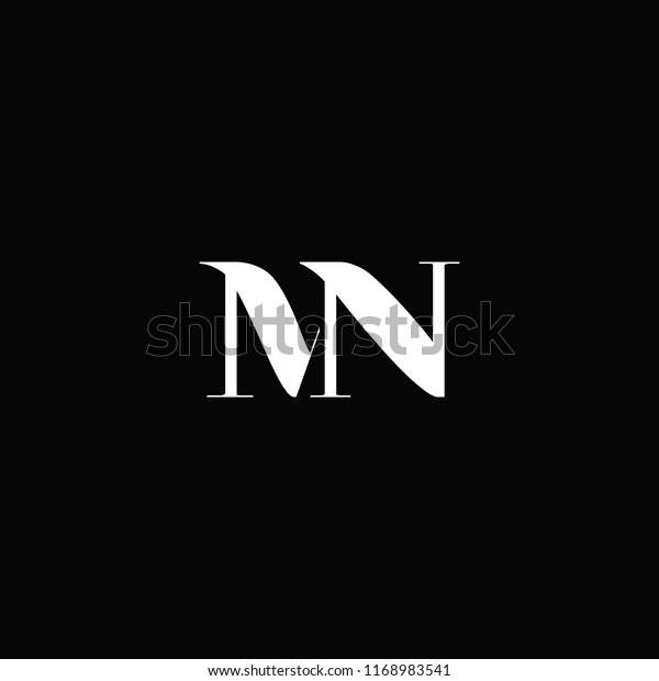 MN Logo Designed With Letter M N In Vector Format 