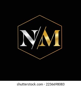 MN, NM Abstract Letters monogram Logo