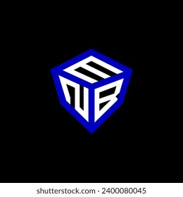Diseño vectorial del logotipo de la letra MNB, logotipo sencillo y moderno de MNB. Diseño lujoso del alfabeto MNB  