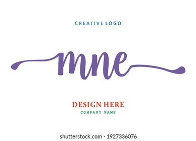 El logotipo de la inscripción MNE es sencillo, fácil de entender y autoritario