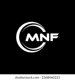 MNF Logo Design, Inspiration für eine einzigartige Identität. Modernes Eleganz und kreatives Design. Markieren Sie Ihren Erfolg mit dem Markieren dieses Logos.