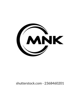 MNK Logo Design, Inspiration for a Unique Identity. Modern Elegance and Creative Design. Watermark Your Success with the Striking this Logo.
