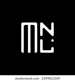 MNL letter logo vector design, MNL simple and modern logo. MNL luxurious alphabet design  