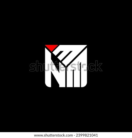 MNM letter logo vector design, MNM simple and modern logo. MNM luxurious alphabet design  