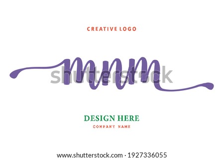 MNM lettering logo is simple, easy to understand and authoritative