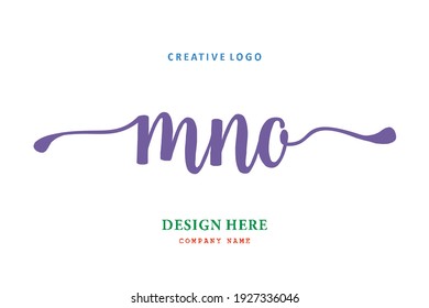 MNO lettering logo is simple, easy to understand and authoritative