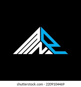 MNP letter logo creative design with vector graphic, MNP simple and modern logo in triangle shape.