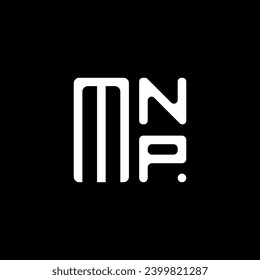 MNP letter logo vector design, MNP simple and modern logo. MNP luxurious alphabet design  