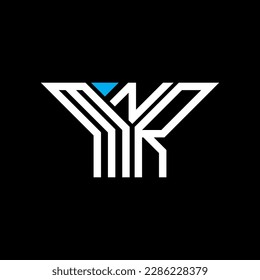 MNR letter logo creative design with vector graphic, MNR simple and modern logo.