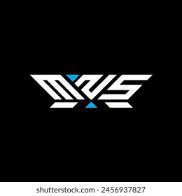 MNS letter logo vector design, MNS simple and modern logo. MNS luxurious alphabet design  