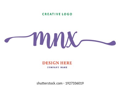 El logotipo de grabado MNX es sencillo, fácil de entender y autorizado