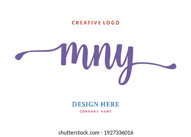 MNY lettering logo is simple, easy to understand and authoritative