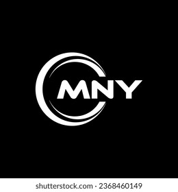 MNY Logo Design, Inspiration for a Unique Identity. Modern Elegance and Creative Design. Watermark Your Success with the Striking this Logo.