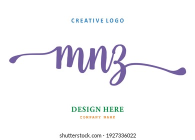 MNZ lettering logo is simple, easy to understand and authoritative