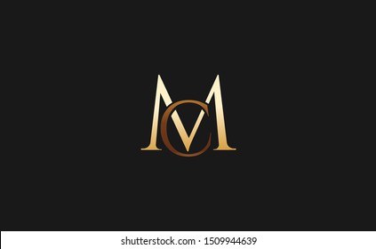 MO Letter Logo Design with Creative Modern Trendy Typography