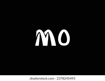 MO Letter Logo Design And Monogram Logo