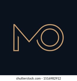 MO letter logo and designs