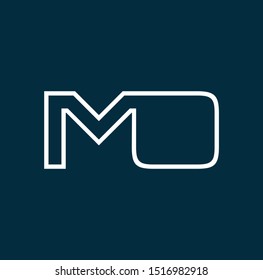 MO letter logo and designs
