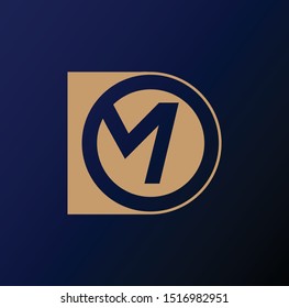 MO letter logo and designs